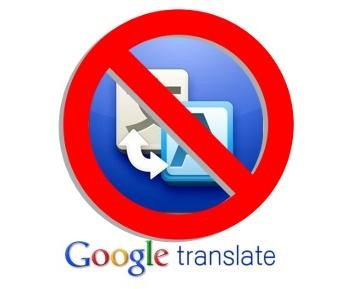 Don't do a machine translation